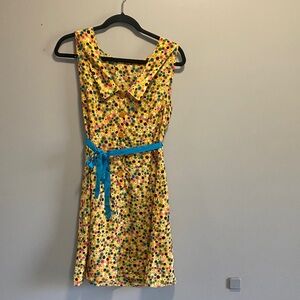 Tulle Multicolor Polka Dot Fabric